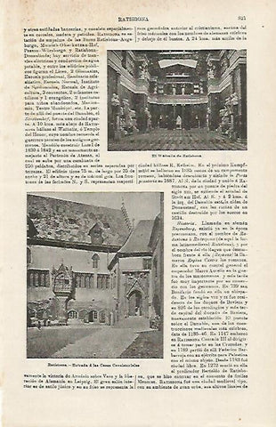 LAMINA ESPASA Alemania 15984: El Walhalla de Ratisbona Alemania