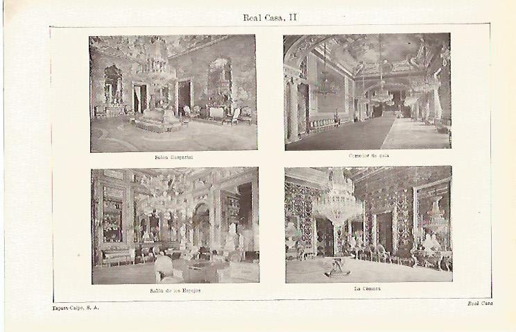 LAMINA ESPASA 16002:  Estancias del Palacio Real de Madrid