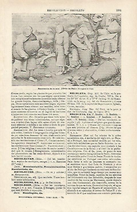 LAMINA ESPASA 16028: Recoleccion de la miel por Brueghel el Viejo