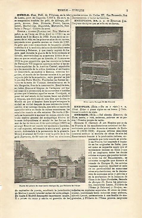 LAMINA ESPASA 16041: Estilo Enrique II