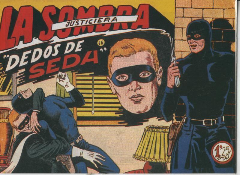 La sombra justiciera facsimil numero 16: Dedos de seda