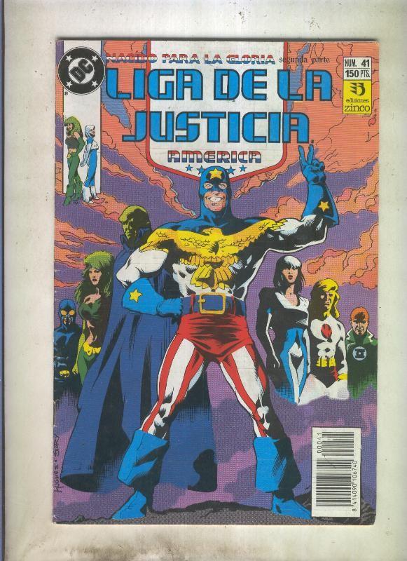 Liga de la Justicia America numero 41 (numerado 3 en trasera)