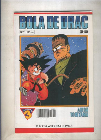 Bola de Drac serie blanca numero 031 (numerado 1 en trasera)