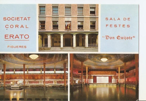 Postal 024120 : Fachada Local Social. Sala de fiestas. Figueras (Barcelona)