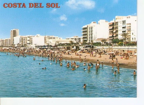 Postal 025881 : Vista de la playa. Estepona (Malaga). Costa Del Sol