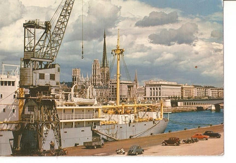 Postal 032042 : Rouen (Seine-Maritime). La Seine ses quais et sa cathedrale