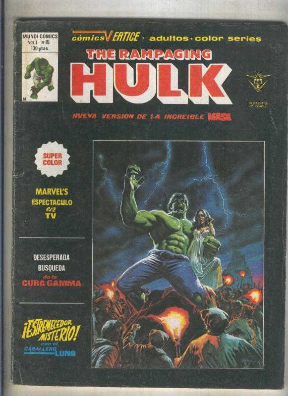 The Rampaging Hulk numero 15 (numerado 1 en trasera)