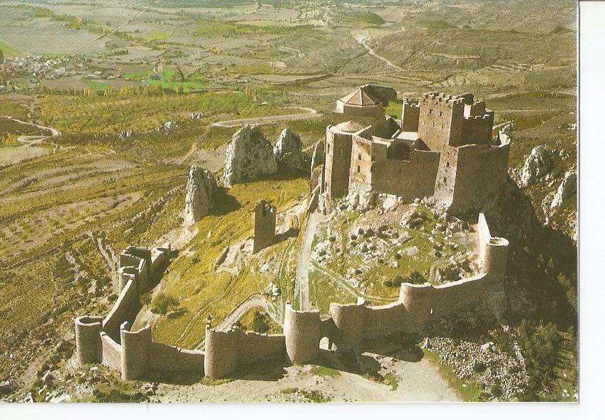 Postal 040465 : Castillo de Loarre (Huesca). Vista aerea