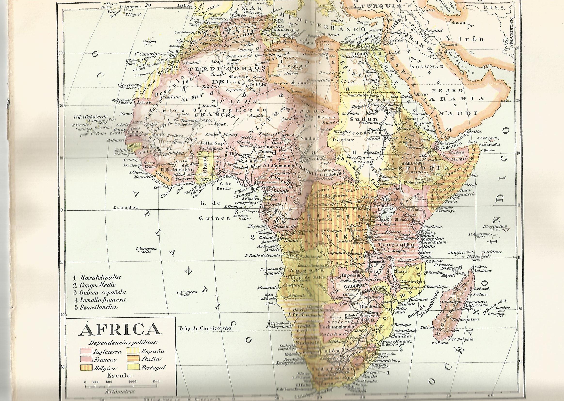 Lamina 012:Mapa de Africa