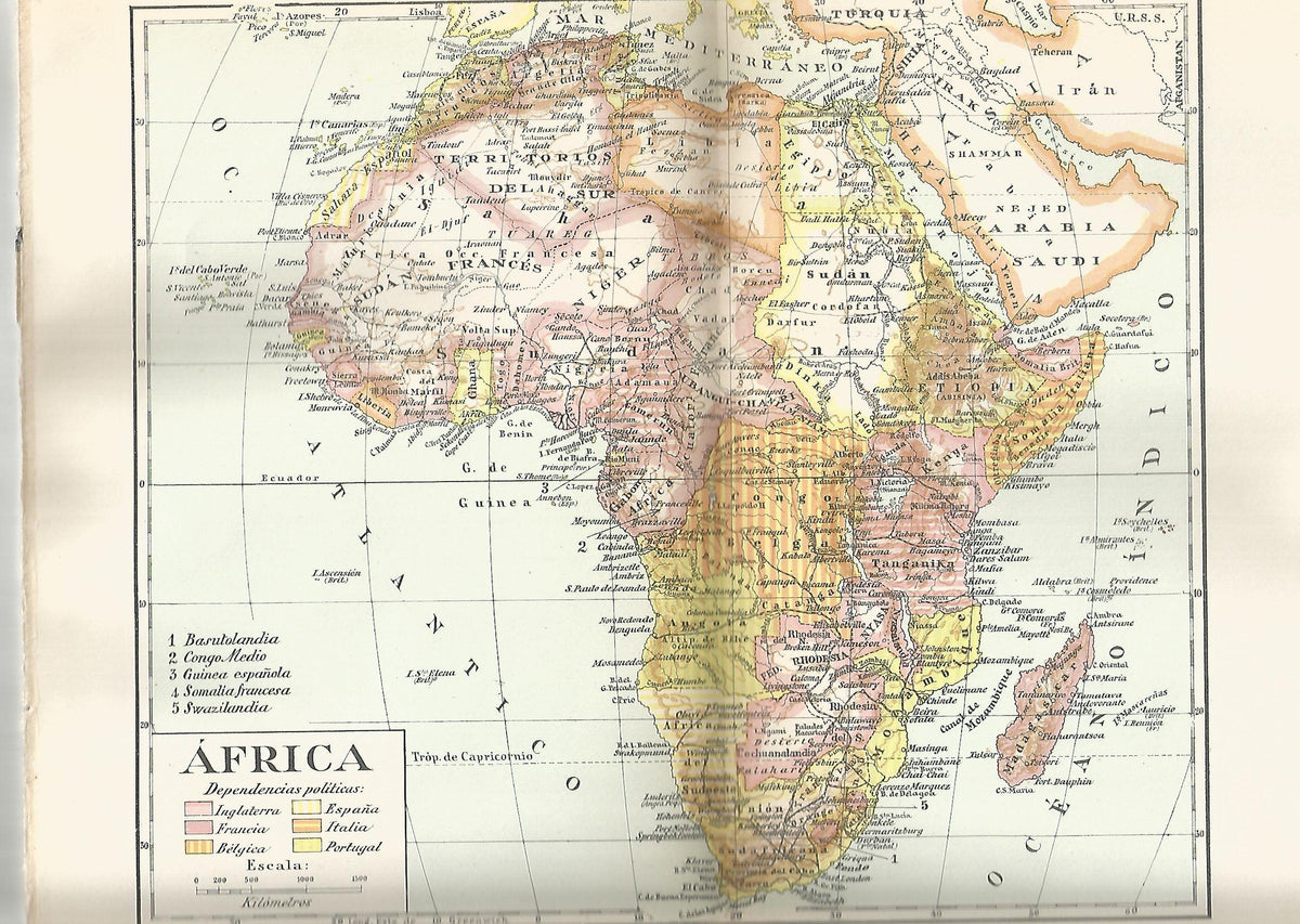 Lamina 012:Mapa de Africa