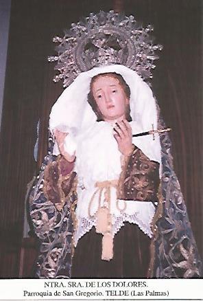 POSTAL  54510: Virgen de los Dolores. Telde Las Palmas