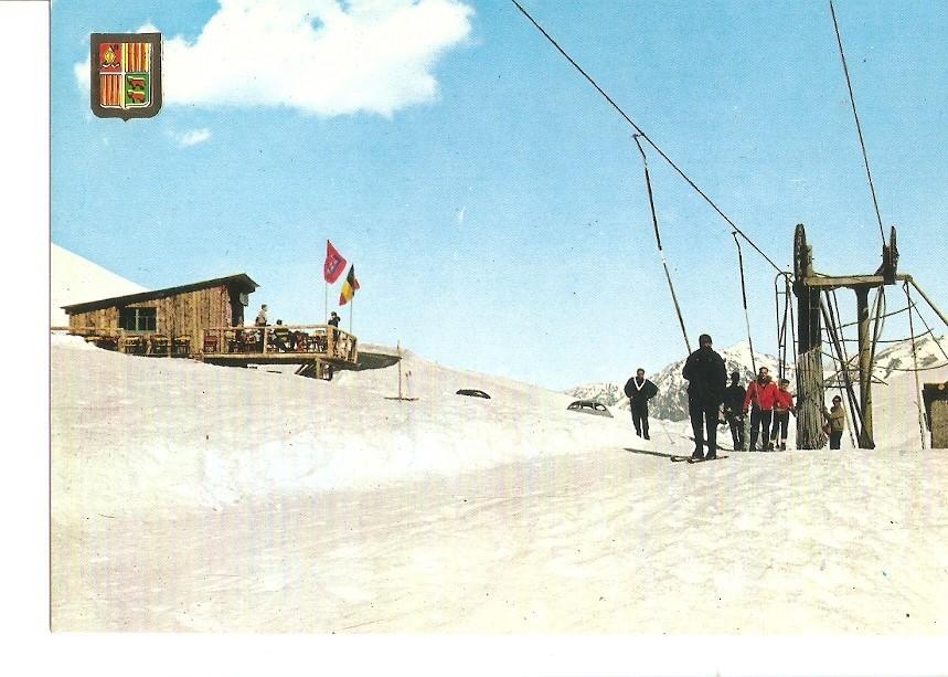 Postal 031718 : Valls dAndorra. Pas de la Casa. Telesqui