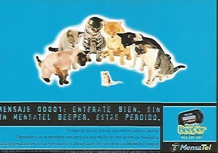 POSTAL PUBLICITARIA 55575: MENSATEL