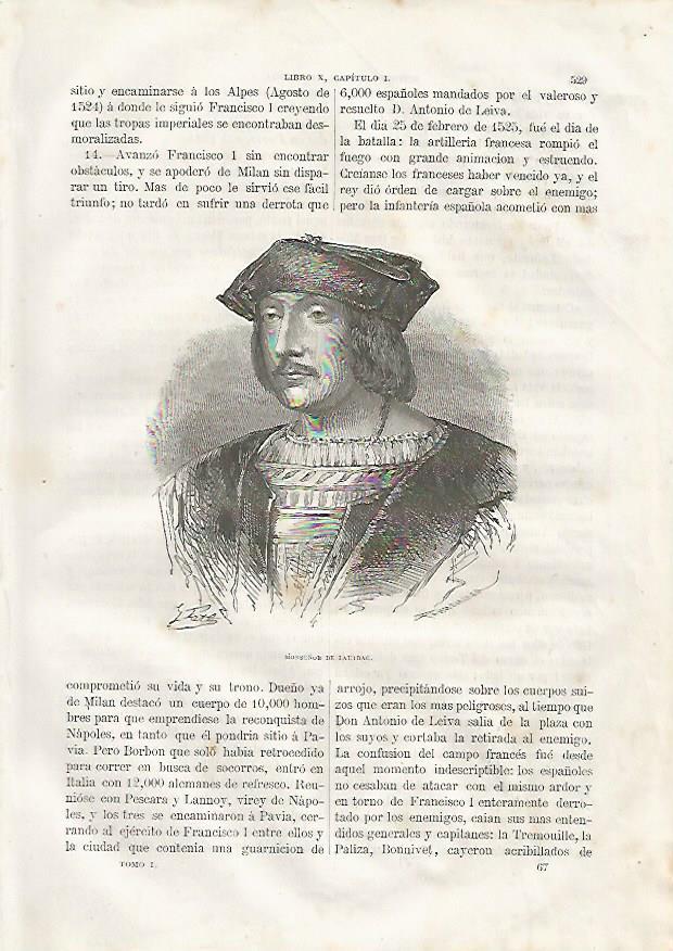 LAMINA 3541: Monseñor de Lautrac