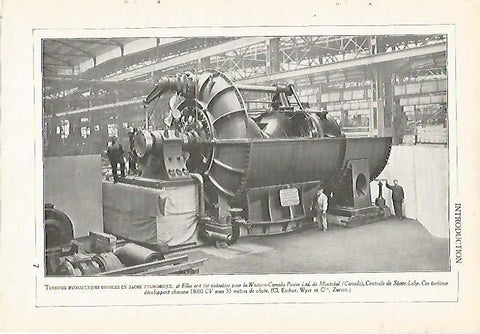 LAMINA 3669: TURBINAS DE LA WESTERN-CANADA POWER