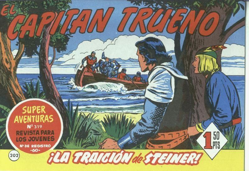 El Capitan trueno facsimil numero 202: La traicion de Steiner