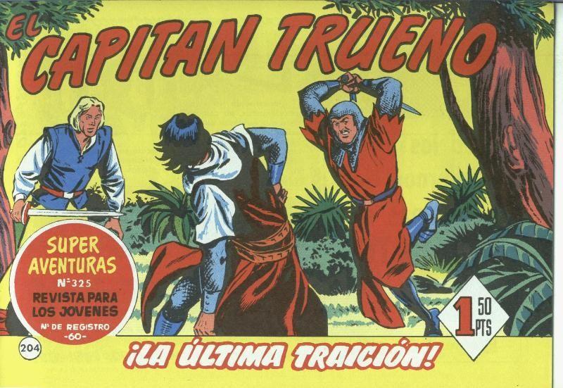 El Capitan trueno facsimil numero 204: La ultima traicion