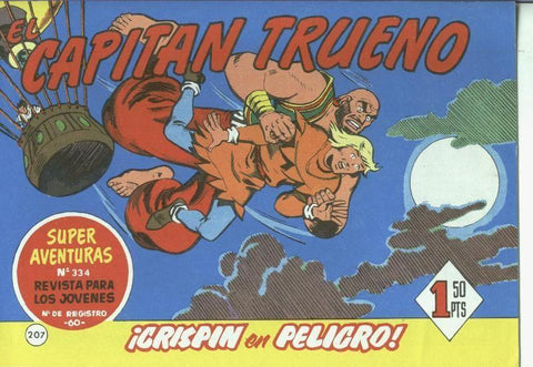 El Capitan trueno facsimil numero 207: Crispin en peligro