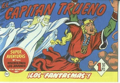 El Capitan trueno facsimil numero 217: Los fantasmas