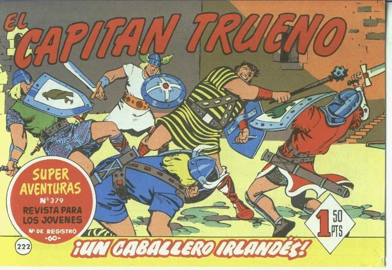 El Capitan trueno facsimil numero 222: Un caballero irlandes