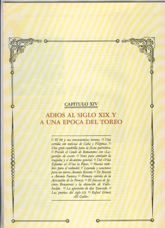 Toros y toreros capitulo 14 del volumen 5