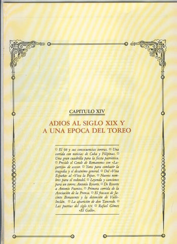 Toros y toreros capitulo 14 del volumen 5