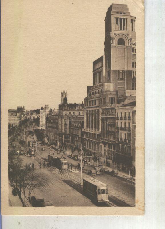 Postal 012946: Madrid, Calle de Alcala y Circulo de Bellas Artes