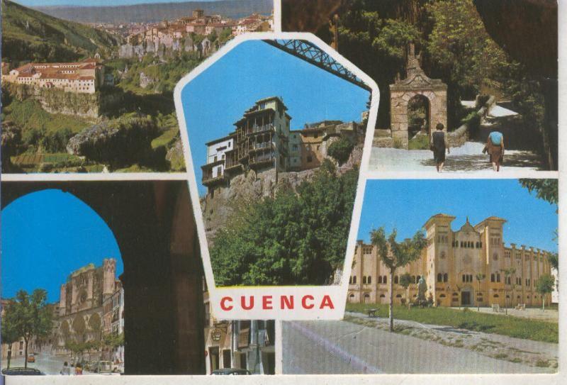 Postal 014795: vistas varias de Cuenca
