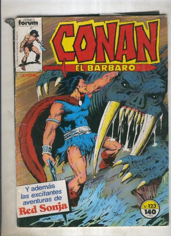 Conan el Barbaro primera edicion numero 123 (numerado 1 en trasera)