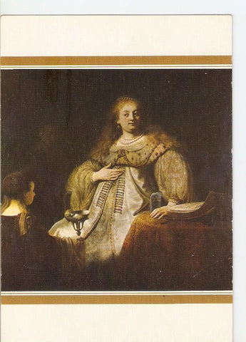 Postal 035135 : Rembrandt Artemisa. Museo del Prado