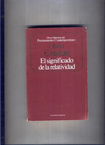 El significado de la relatividad