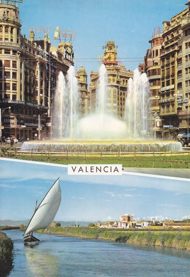 Postal 60342. Plaza del Caudillo y la Albufera (valencia)