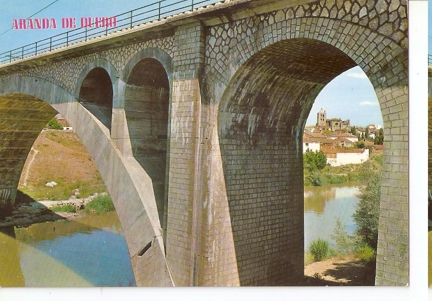 Postal 044783 : Aranda de Duero. Puente sobre el rio Duero