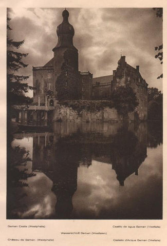 Lamina/Foto KURT HIELSCHE Deuschtland No. 129: GEMEN CASTLE (WESTPHALIA)
