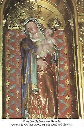POSTAL 54008: Nuestra Señora de Gracia. Castilblanco de los Arroyos Sevilla