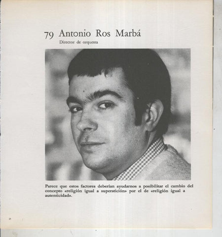Ficha 079: Antonio Ros Marba: Director de orquesta
