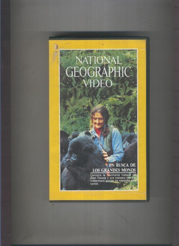 Video VHS: National Geographic video: en busca de los grandes monos