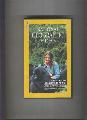 Video VHS: National Geographic video: en busca de los grandes monos