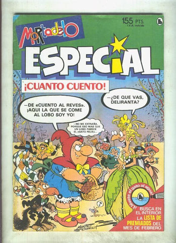 Mortadelo Especial numero 206: Cuanto cuento (numerado 10 en trasera)