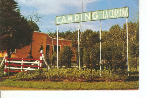 Postal 037666 : La Coruña. Camping