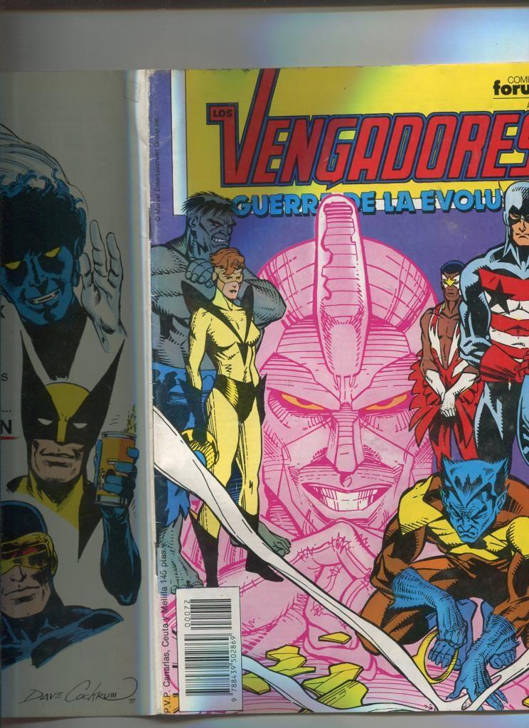 Los Vengadores volumen 1 numero 072: Guerra de la evolucion (numerado 3 en trasera)