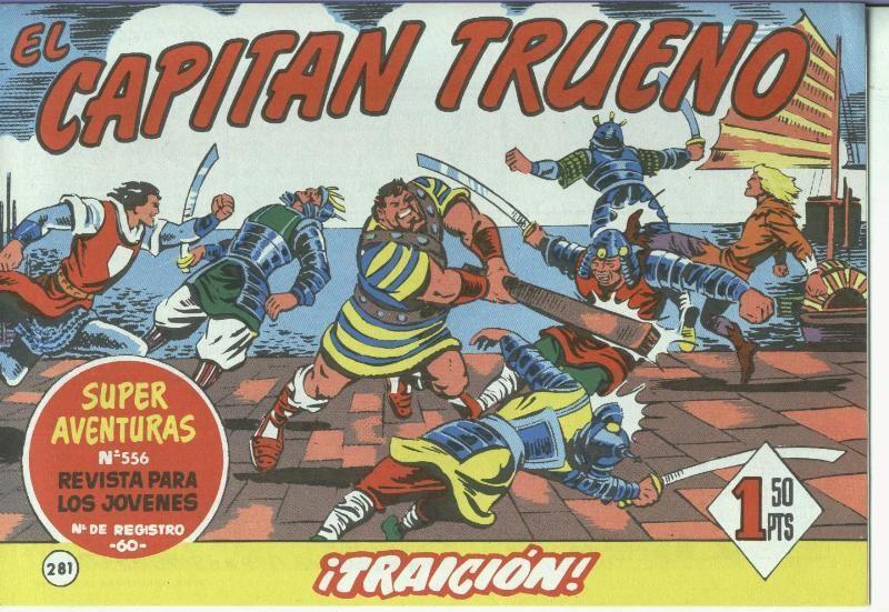 El Capitan trueno facsimil numero 281: Traicion