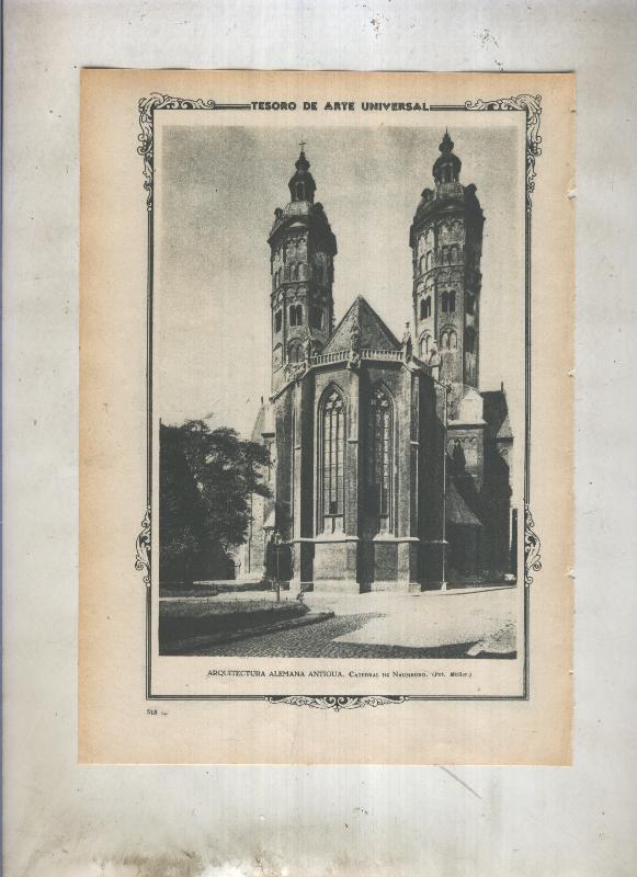 Lamina 004: Catedral de Naumburg en Alemania