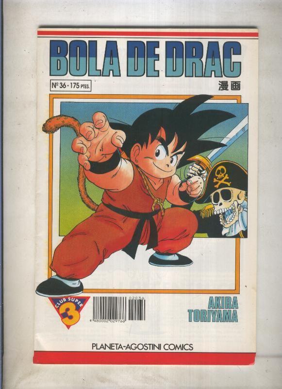 Bola de Drac serie blanca numero 036 (numerado 1 en trasera)