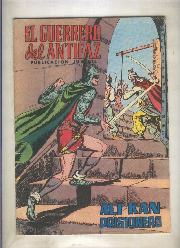 El Guerrero del Antifaz color numero 141: Ali Kan prisionero (numerado 3 en trasera)