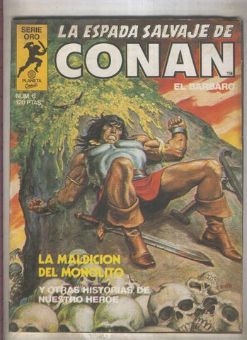 La Espada Salvaje de Conan primera edicion numero 006 (numerado 4 en trasera)
