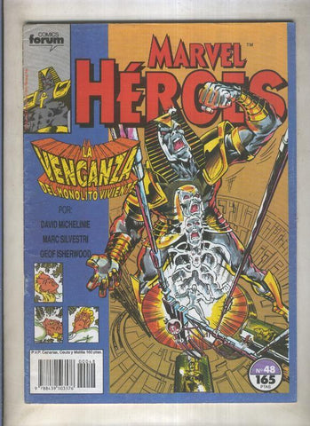 Marvel Heroes numero 48: Monolito viviente (numerado 4 en trasera)