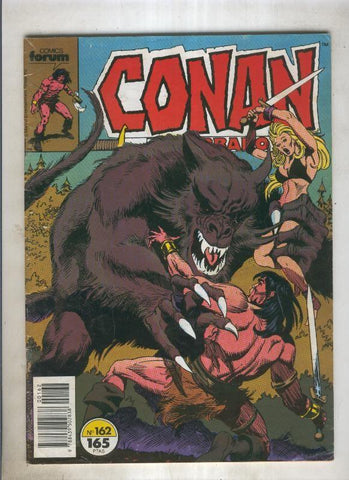 Conan el Barbaro primera edicion numero 162 (numerado 1 en trasera)