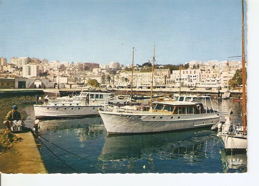 Postal 034421 : Tanger. Le port de plaisance et la ville