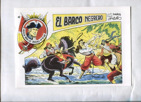 Facsimil: Jarko el temible numero 18: El barco negrero